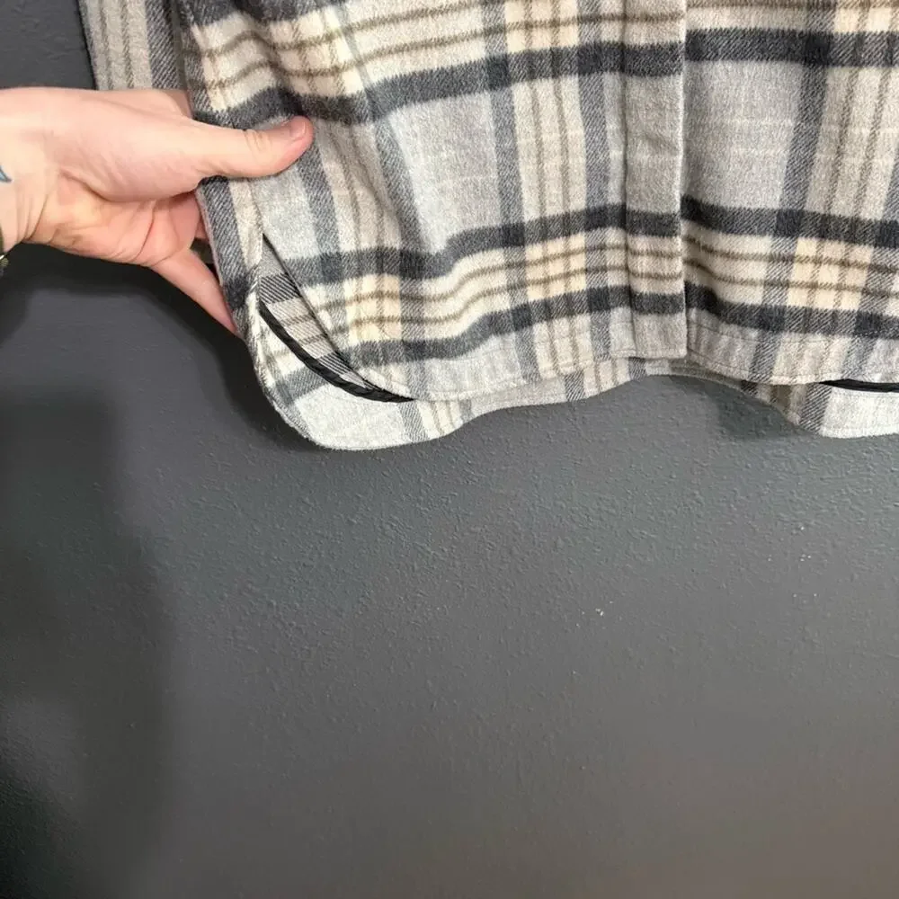Zara Plaid Shirt Jacket Size XL